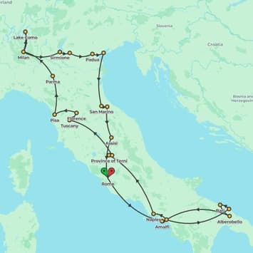 Pearls of Italy: Semi Private Tour in 12 Days product image